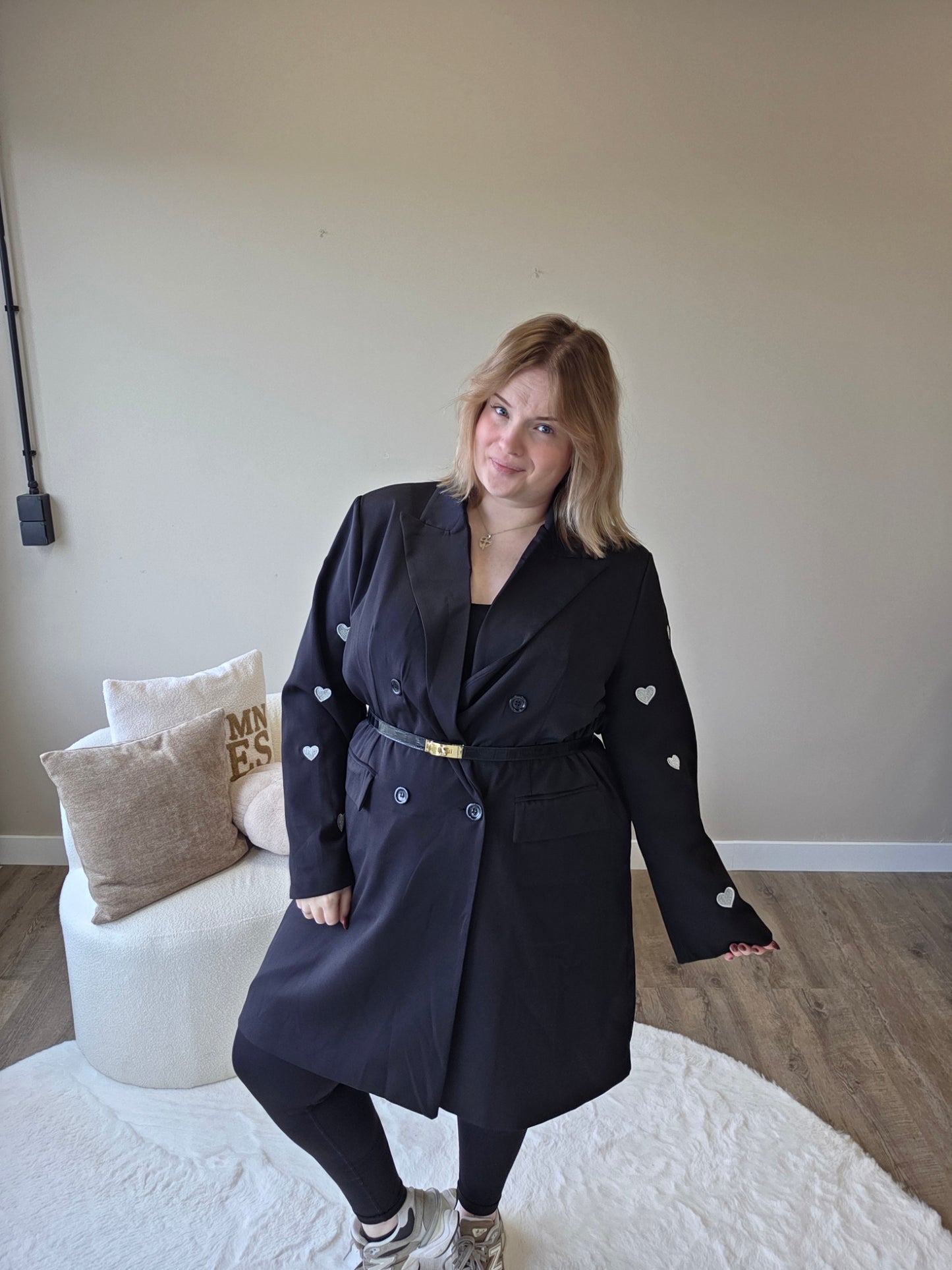 Hartjes Blazer Dress (In 3 kleuren)