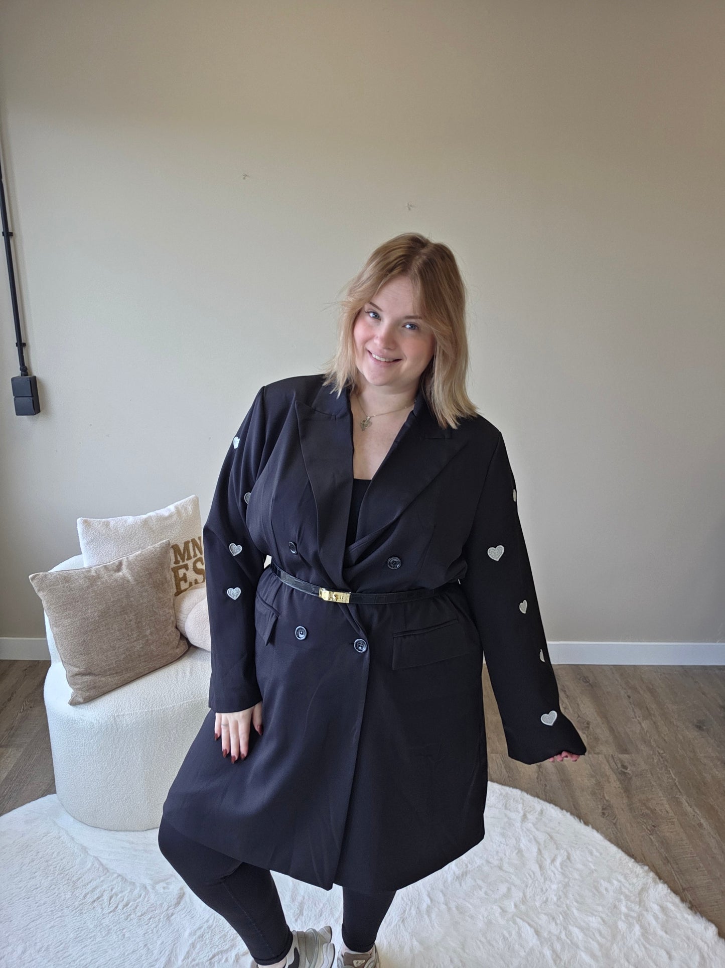 Hartjes Blazer Dress (In 3 kleuren)