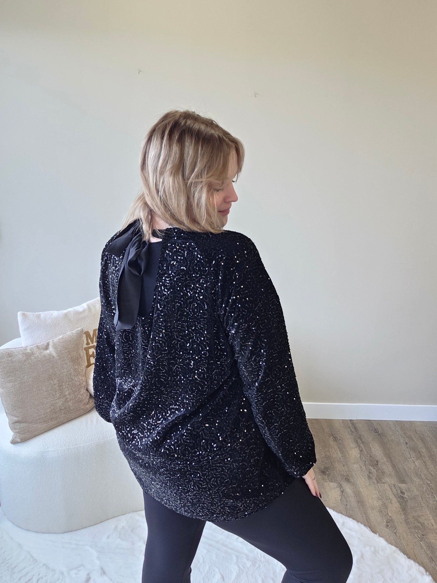 Pailletten Top (in 3 kleuren)