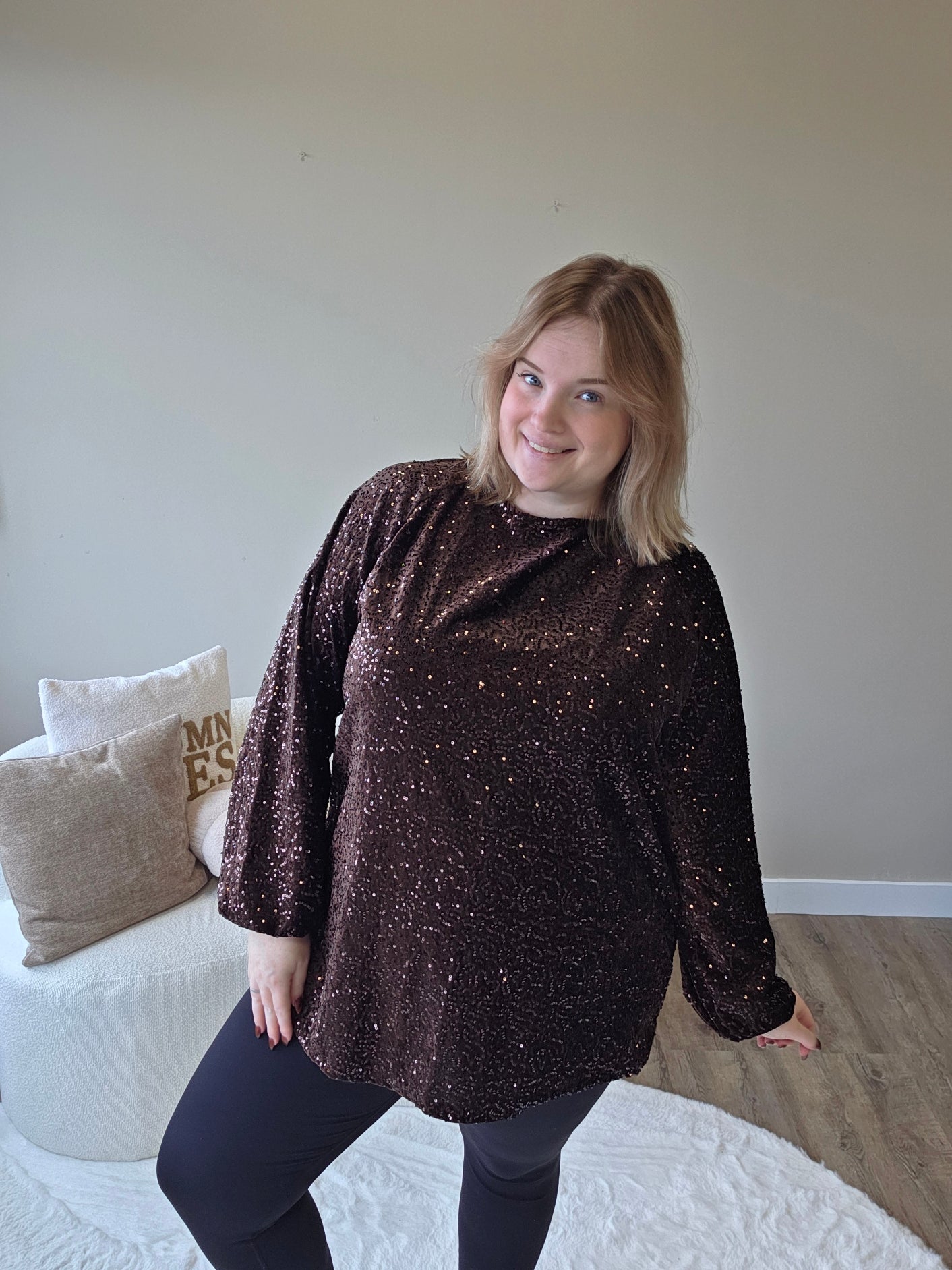 Pailletten Top (in 3 kleuren)