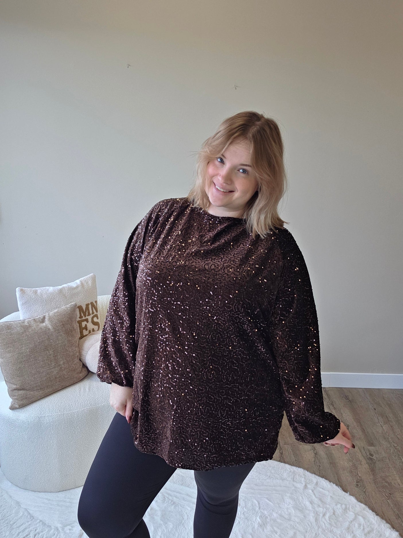 Pailletten Top (in 3 kleuren)