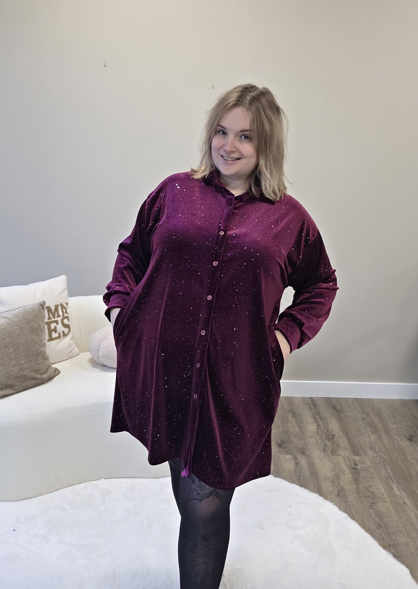 Galaxy Velvet Blouse (In 4 kleuren)