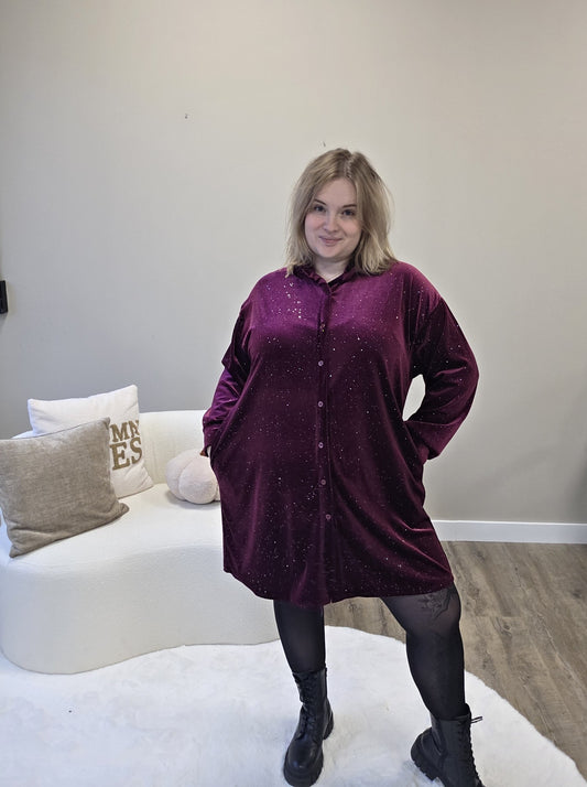Galaxy Velvet Blouse (In 4 kleuren)
