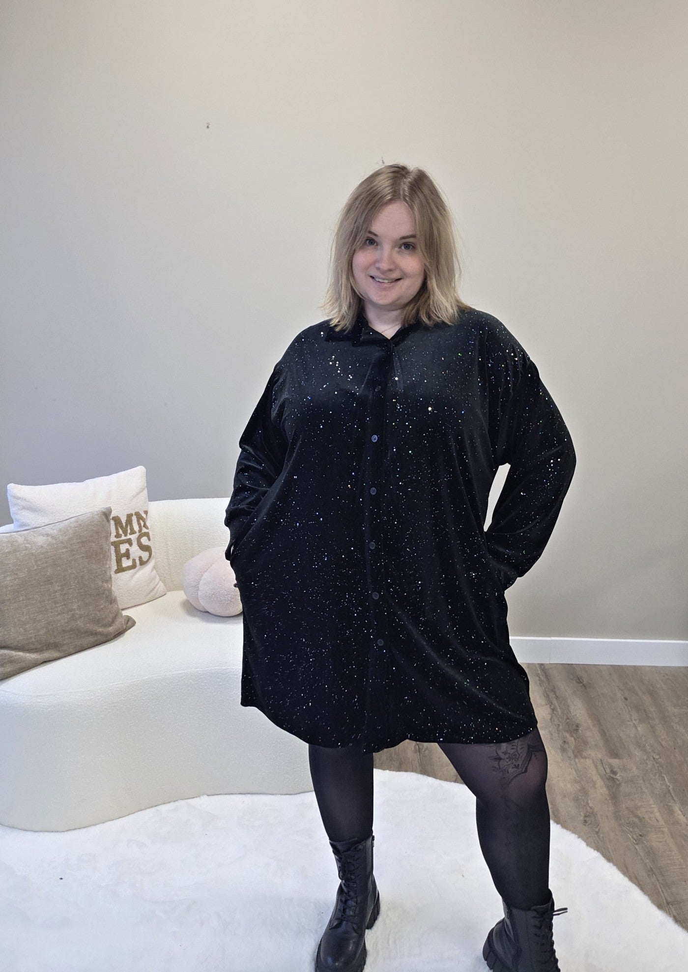 Galaxy Velvet Blouse (In 4 kleuren)