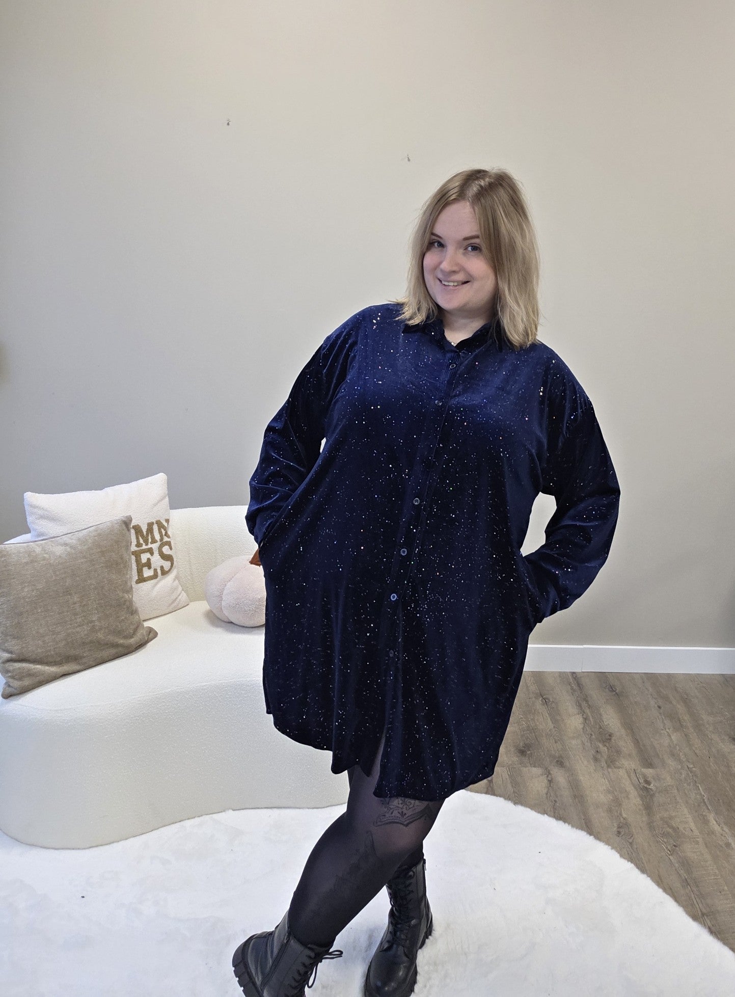 Galaxy Velvet Blouse (In 4 kleuren)