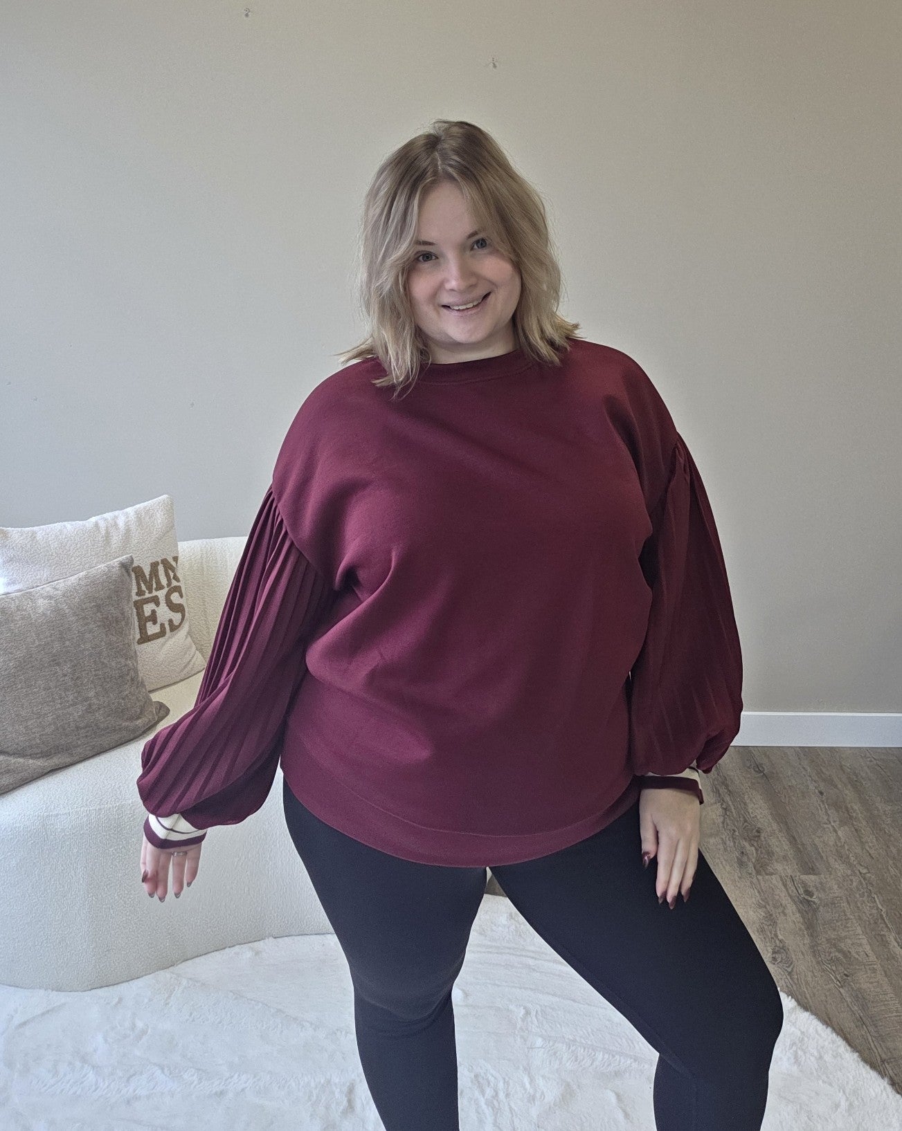 Plissé trui (In 3 kleuren)