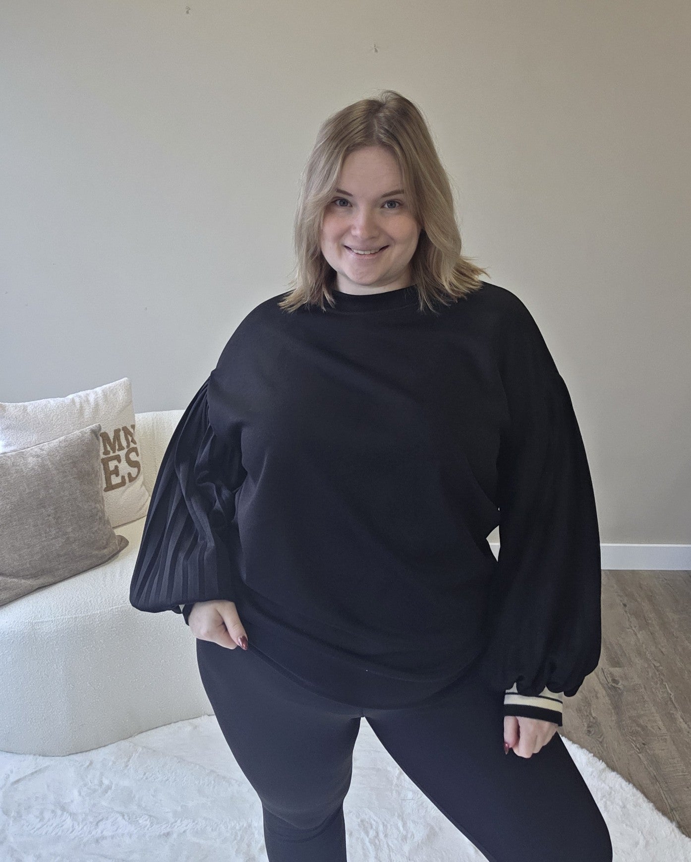 Plissé trui (In 3 kleuren)