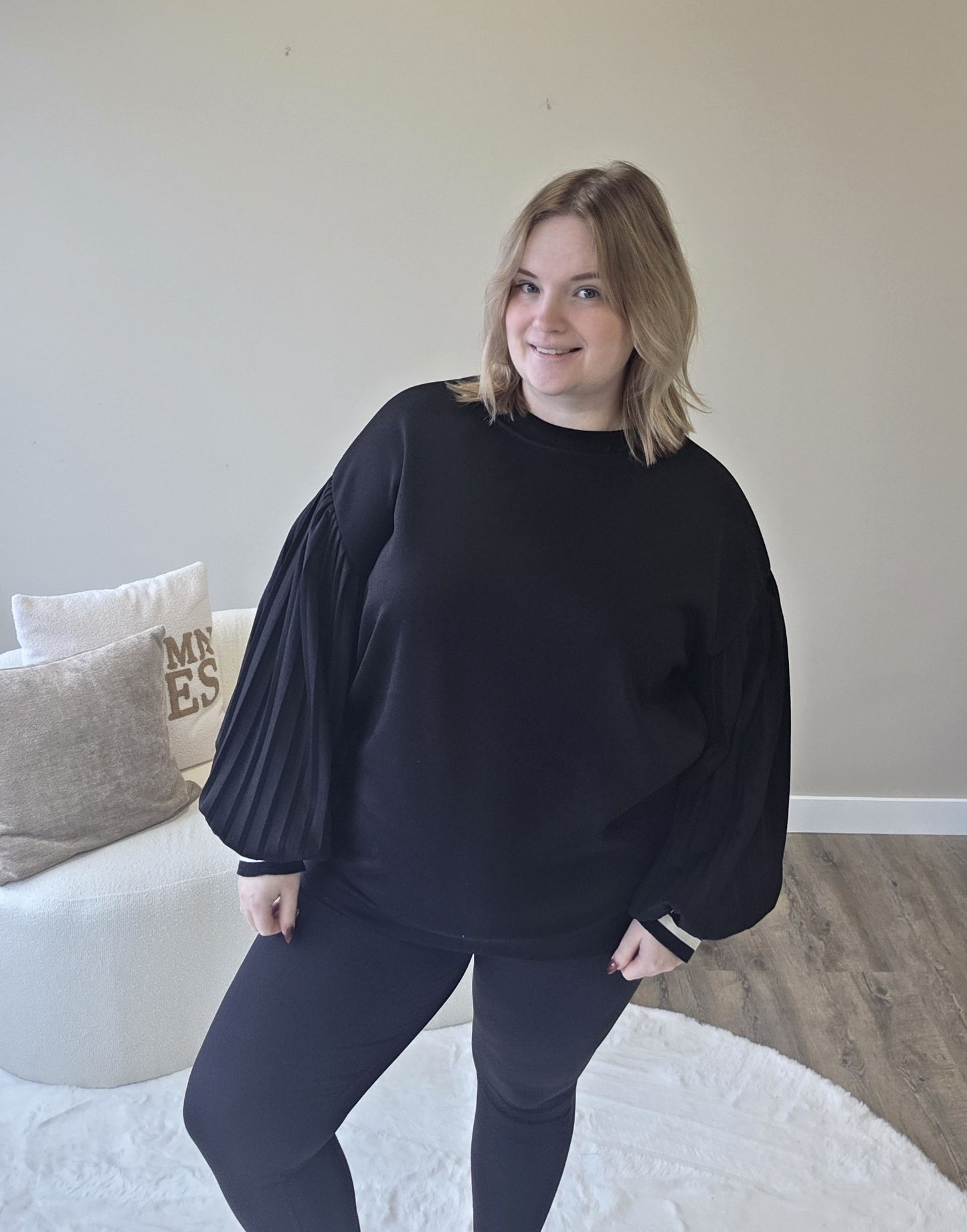 Plissé trui (In 3 kleuren)