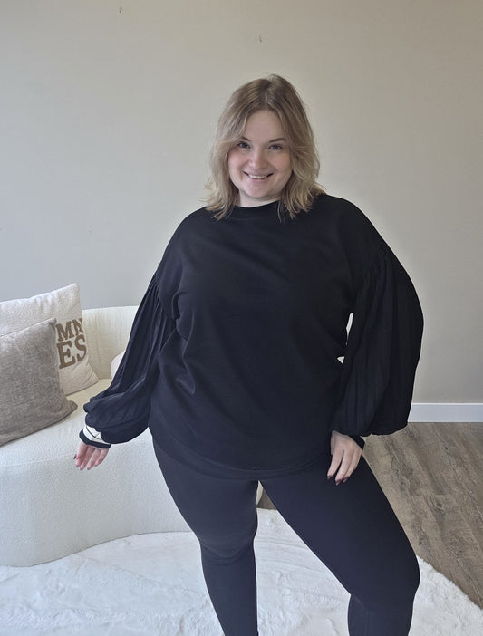 Plissé trui (In 3 kleuren)