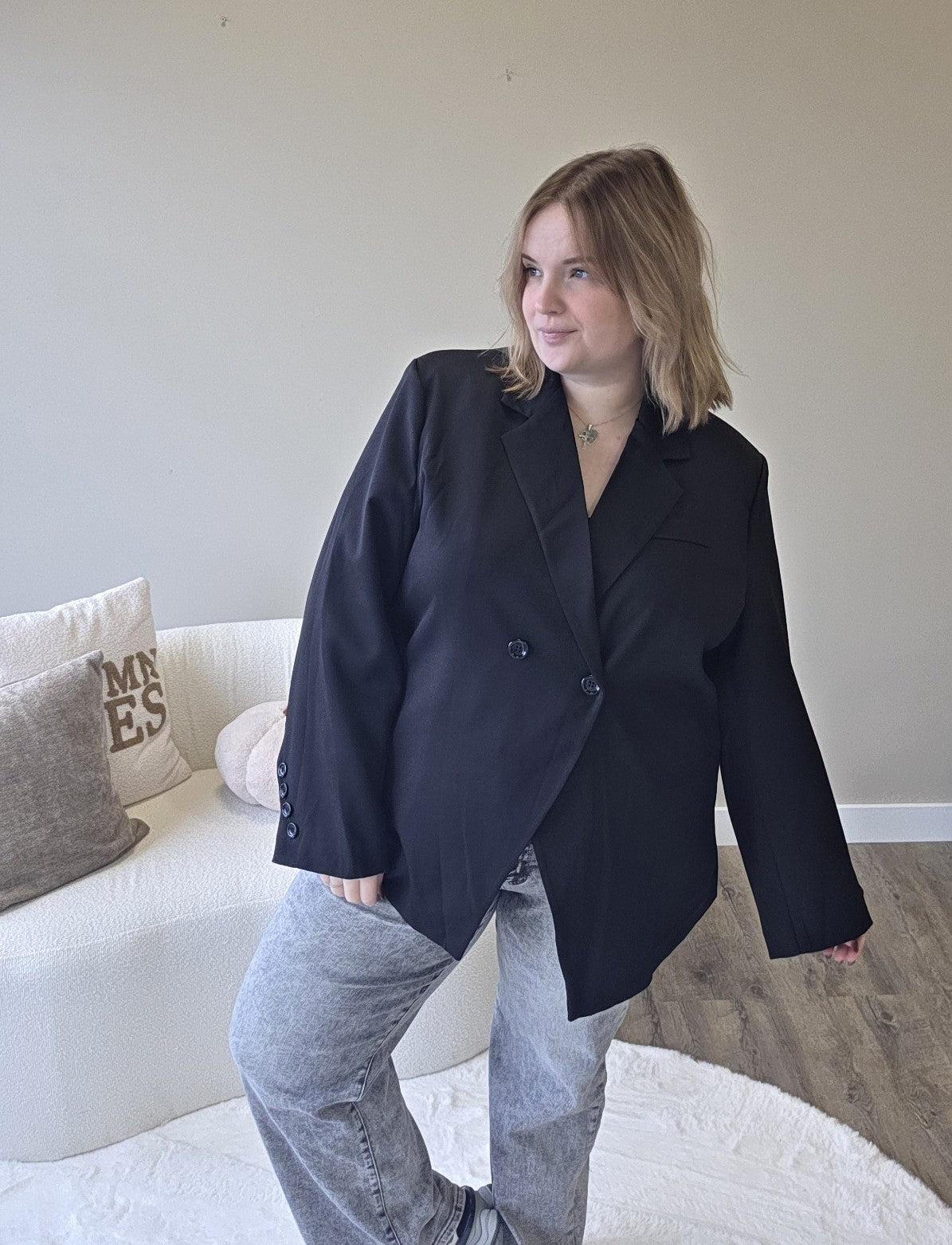 Basic knoop blazer (In 4 kleuren)