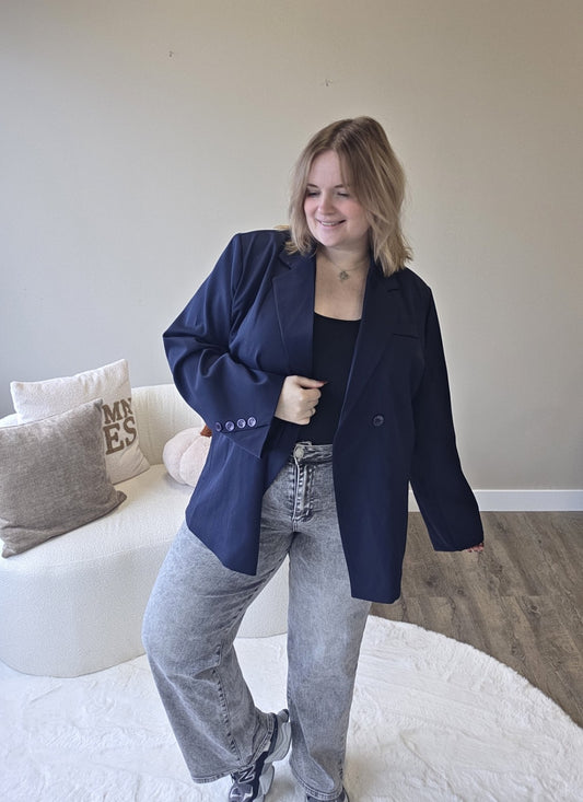 Basic knoop blazer (In 4 kleuren)