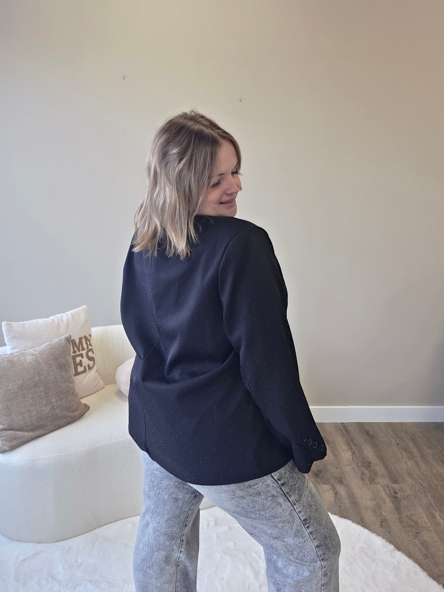 Basic Stras Blazer in (In 3 kleuren)