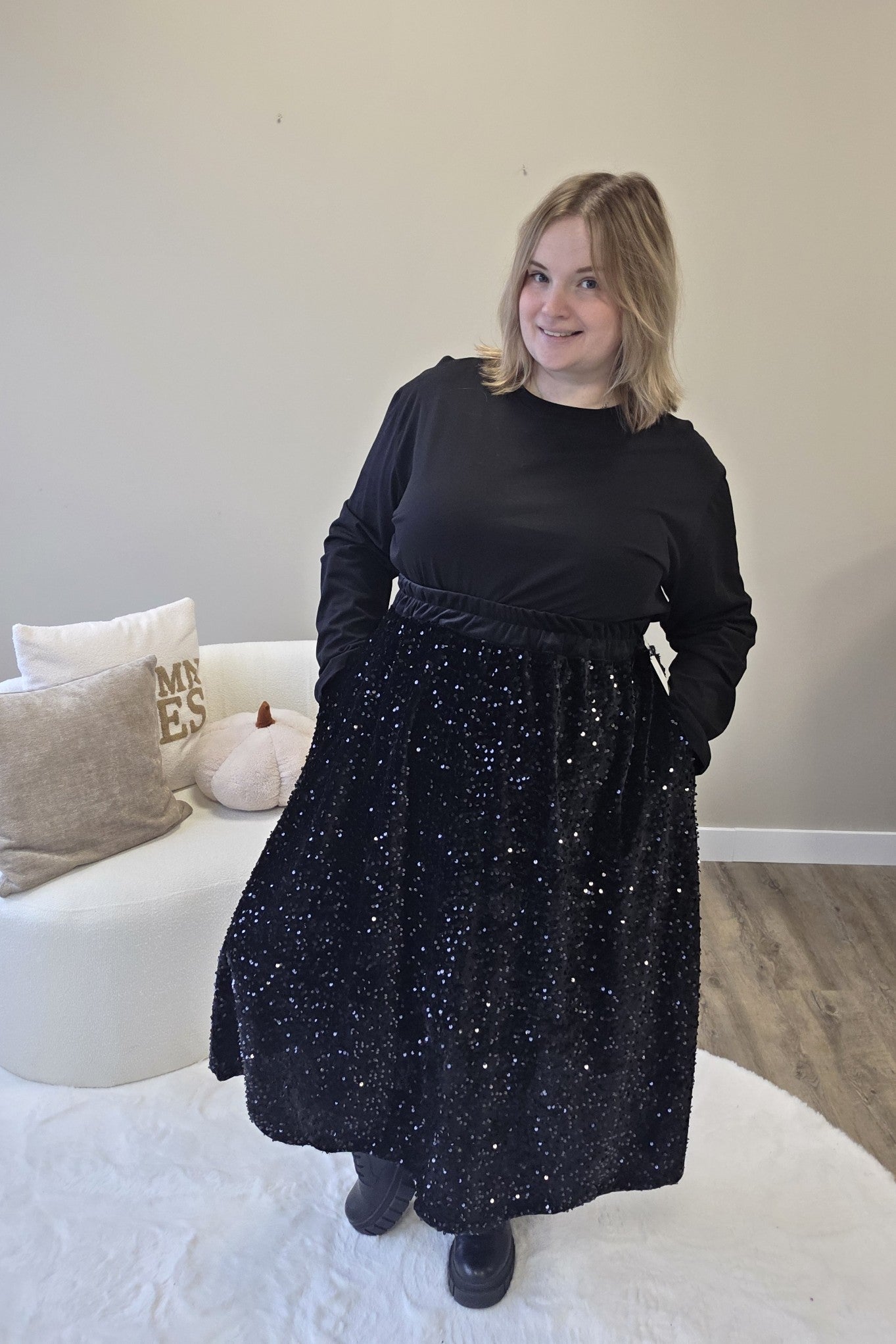 Pailletten Rok in 2 kleuren