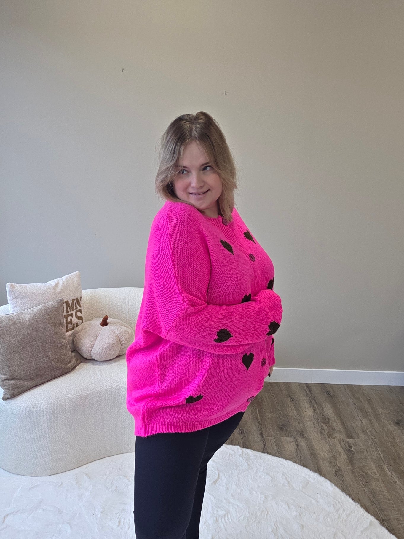 Hartjes Cardigan (In 2 kleuren)