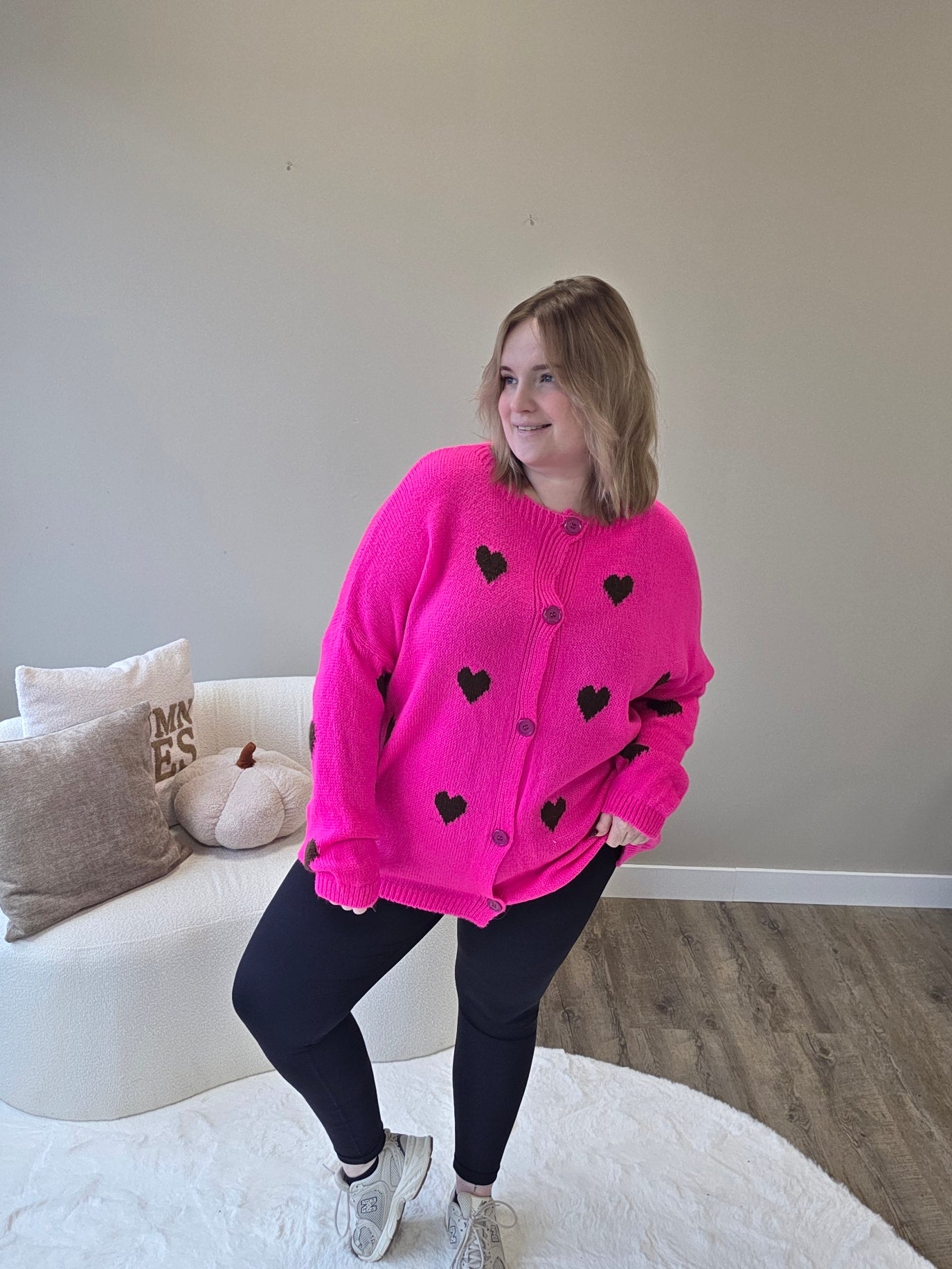 Hartjes Cardigan (In 2 kleuren)