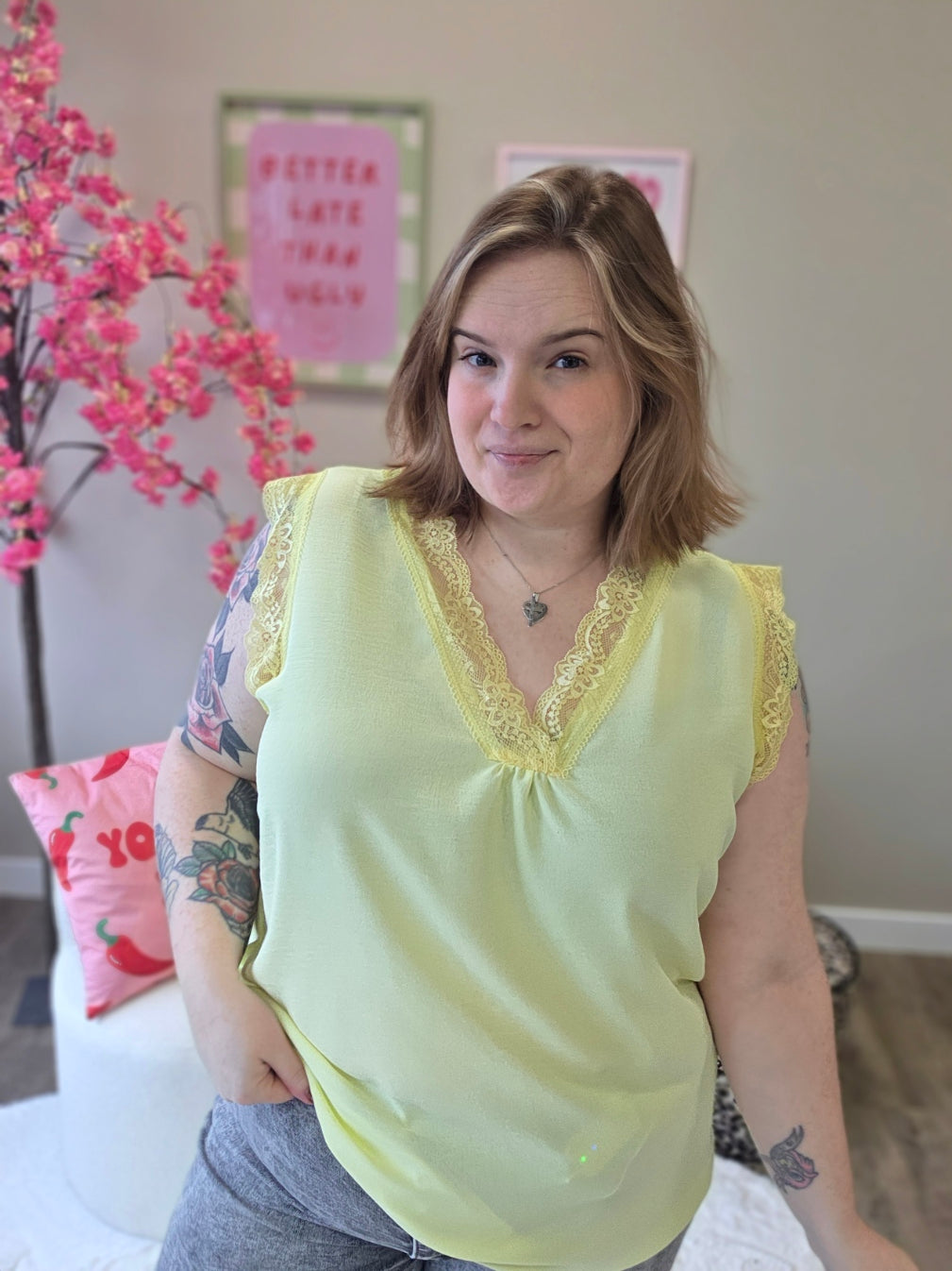 Hemdjes met Kant (in 8 kleuren)