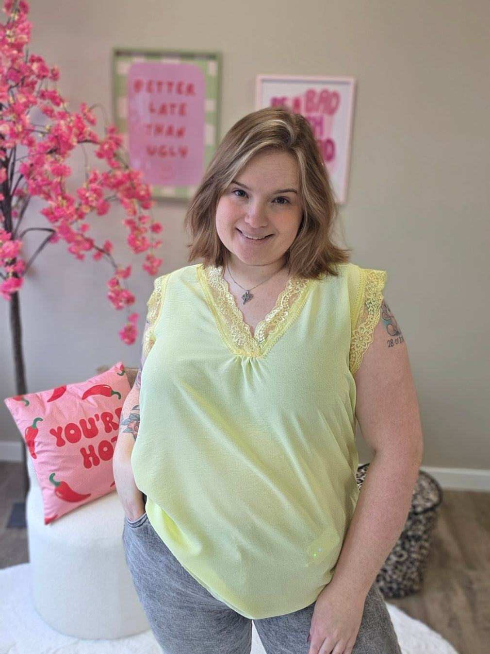 Hemdjes met Kant (in 8 kleuren)