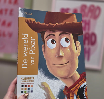 Disney kleuren op nummer | De wereld van pixar