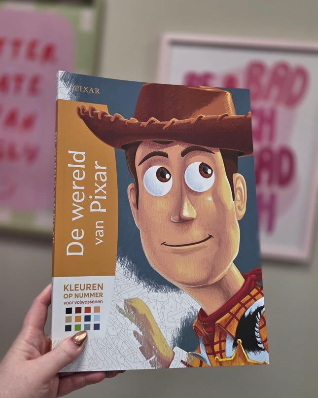 Disney kleuren op nummer | De wereld van pixar