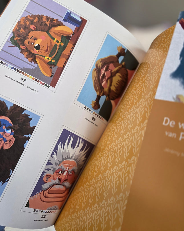 Disney kleuren op nummer | De wereld van pixar