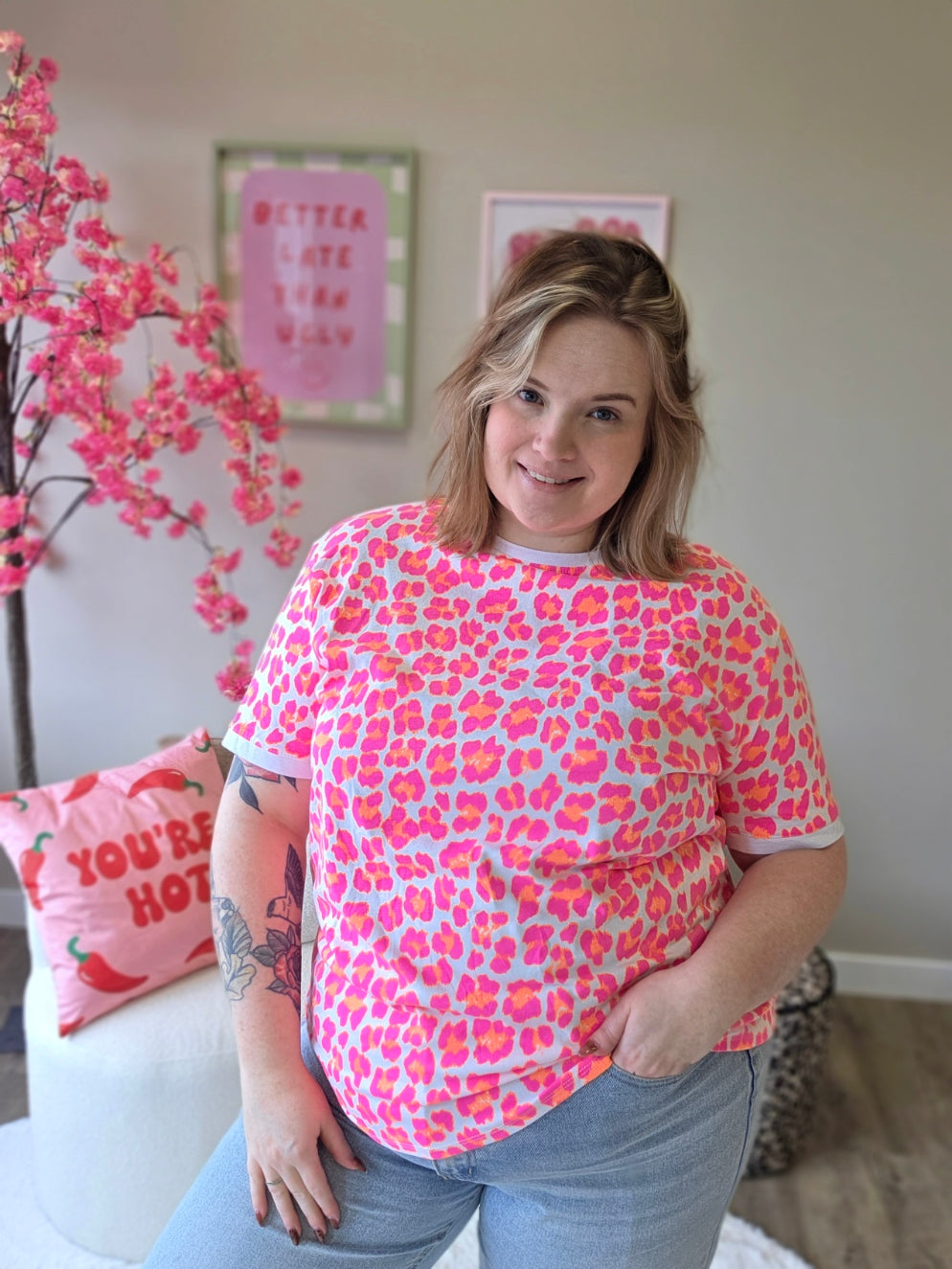 Azara Panter T-shirts (In 4 kleuren)