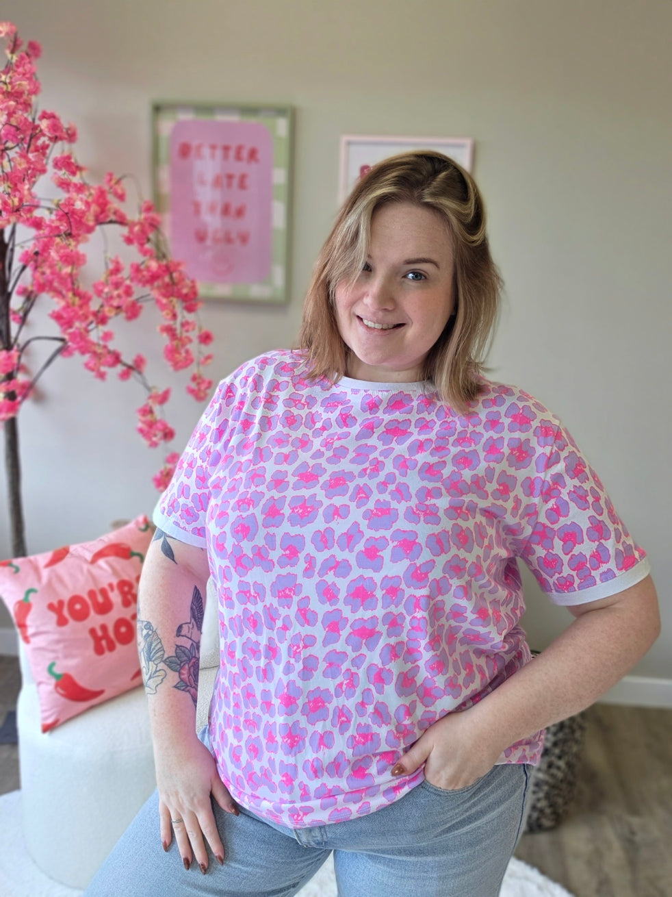 Azara Panter T-shirts (In 4 kleuren)