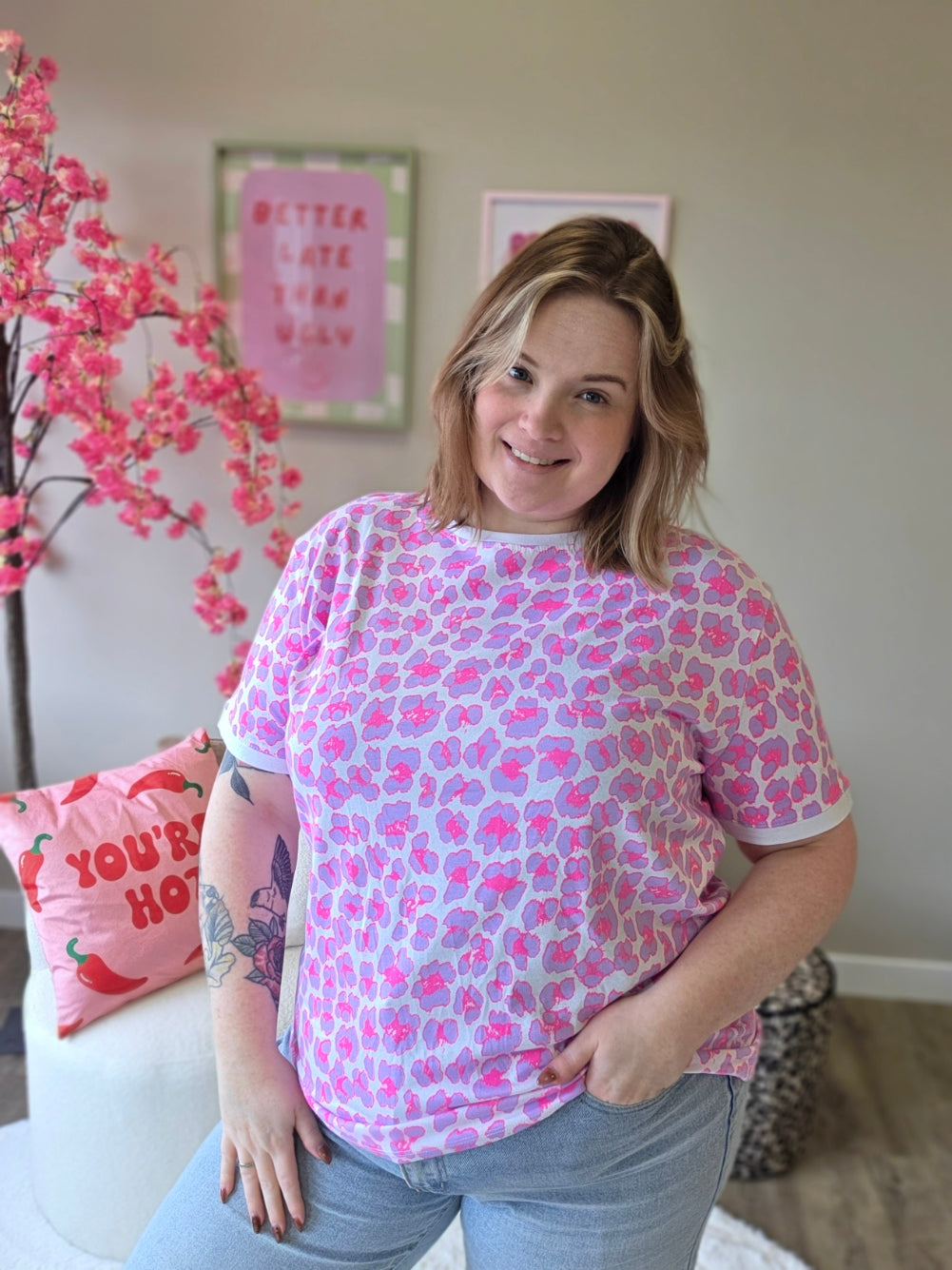 Azara Panter T-shirts (In 4 kleuren)