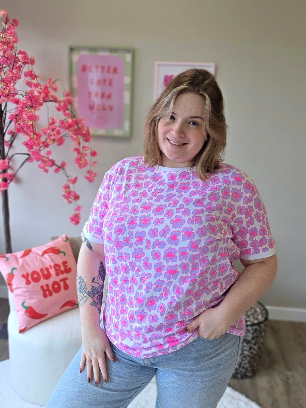 Azara Panter T-shirts (In 4 kleuren)