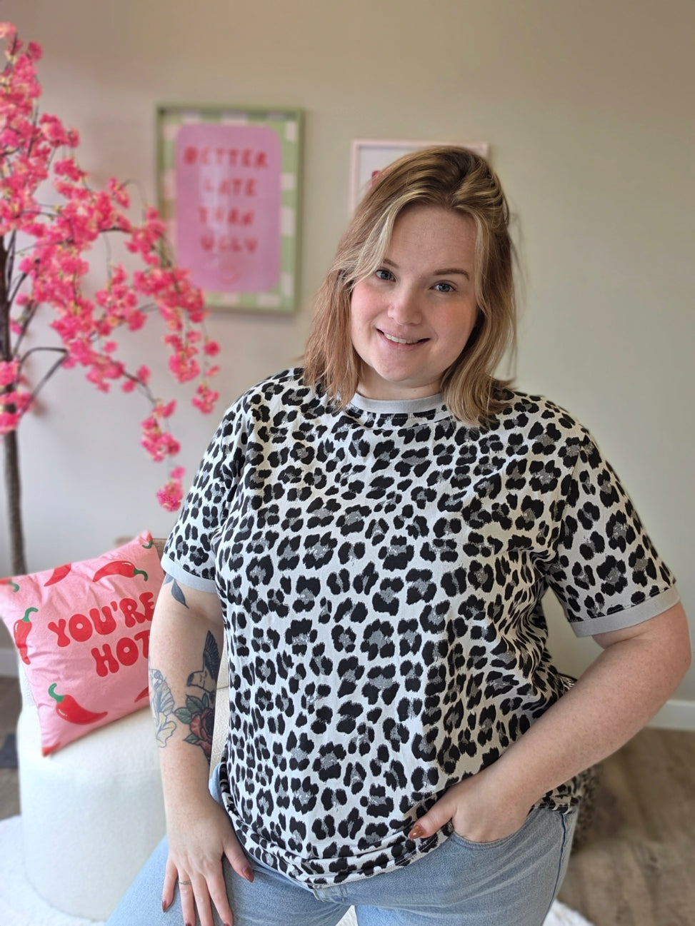 Azara Panter T-shirts (In 4 kleuren)