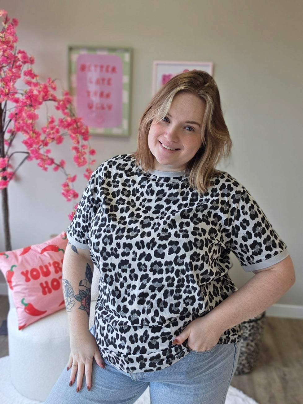 Azara Panter T-shirts (In 4 kleuren)