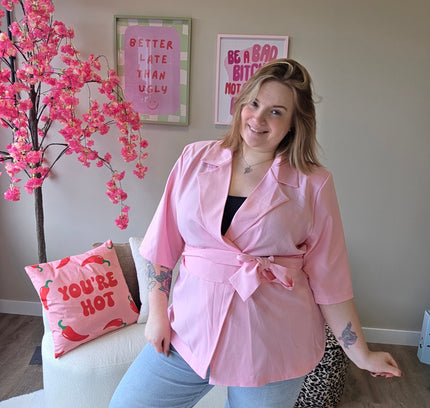 NC Exclusive Magic Waist Blazer Licht Roze
