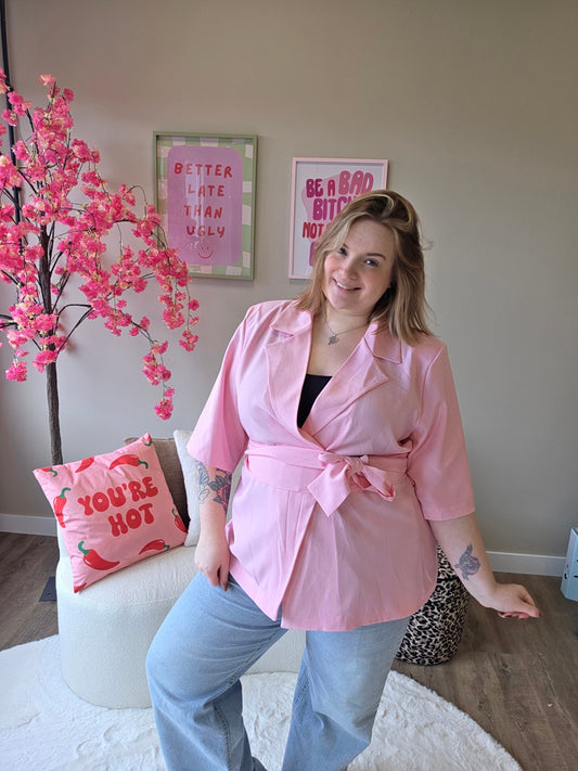 NC Exclusive Magic Waist Blazer Licht Roze