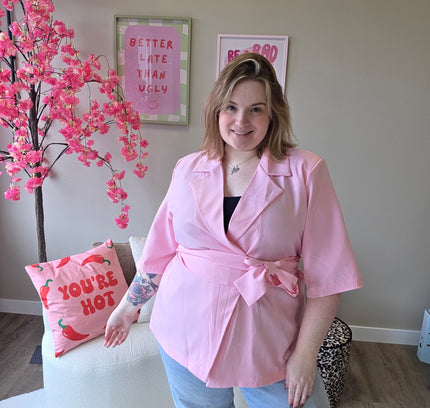 NC Exclusive Magic Waist Blazer Licht Roze
