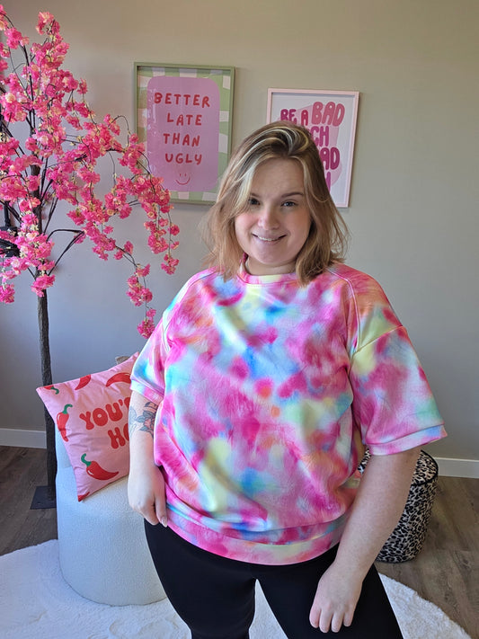 Pastel Mania Tee's (In 4 kleuren)