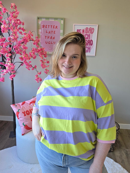 Striped Tee's MOOIJ (In 4 kleuren)
