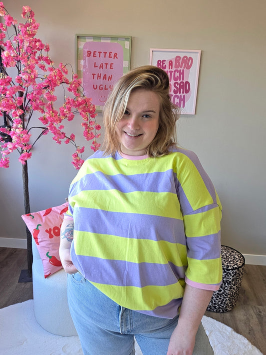 Striped Tee's MOOIJ (In 4 kleuren)