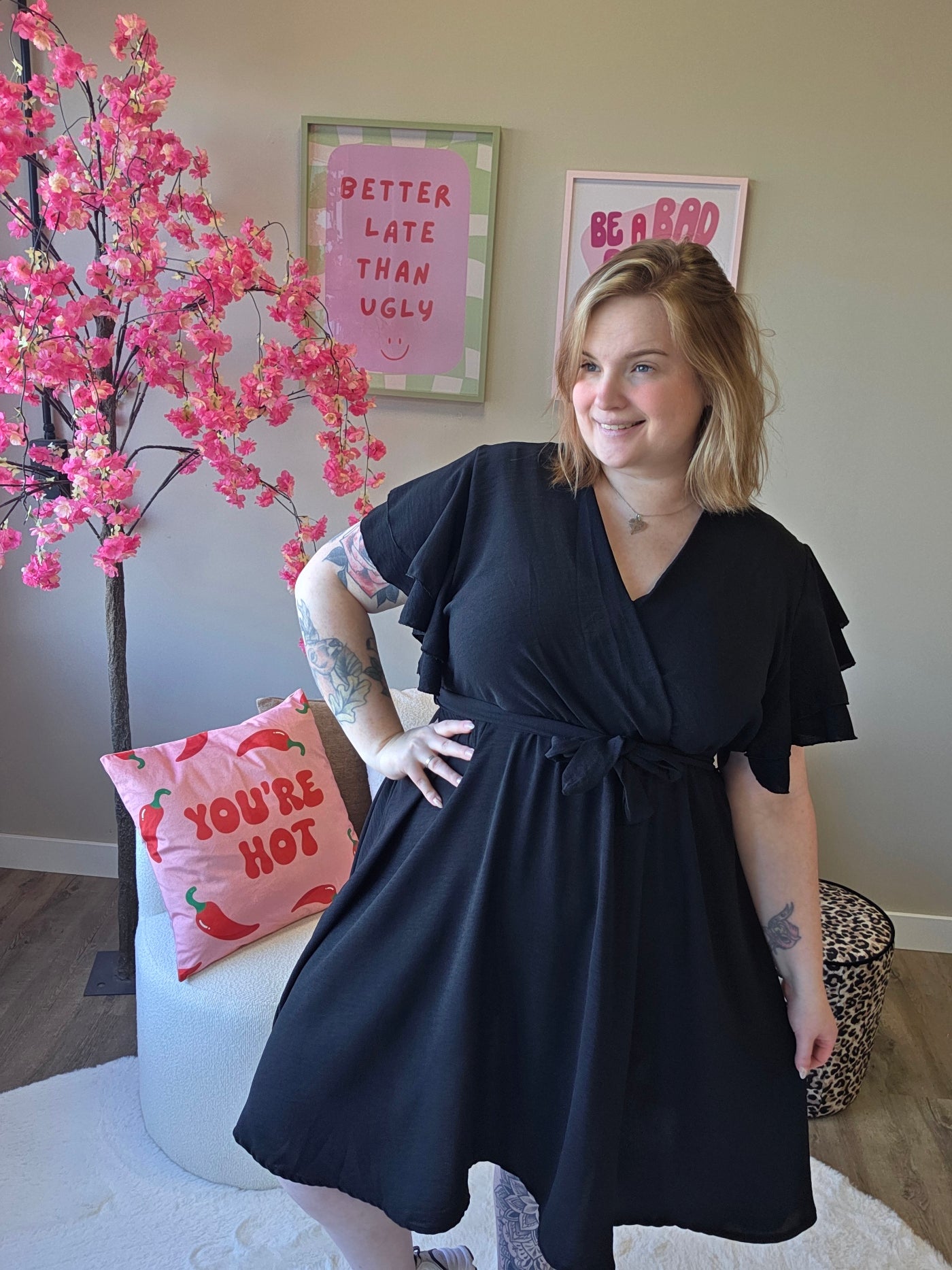 Sophie Short Dress (in 4 kleuren)