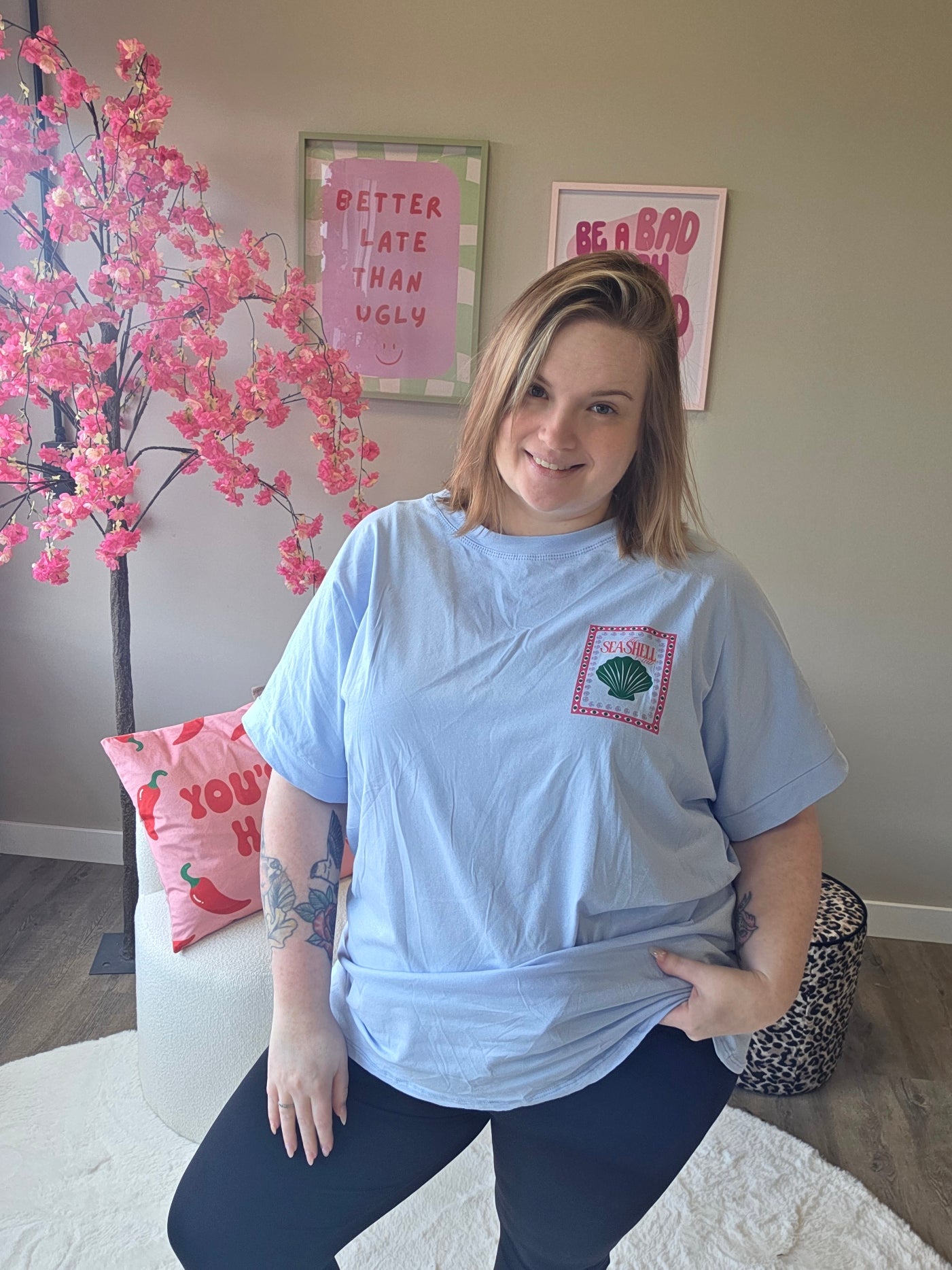 The Seashell Club Tee's (In 6 kleuren)