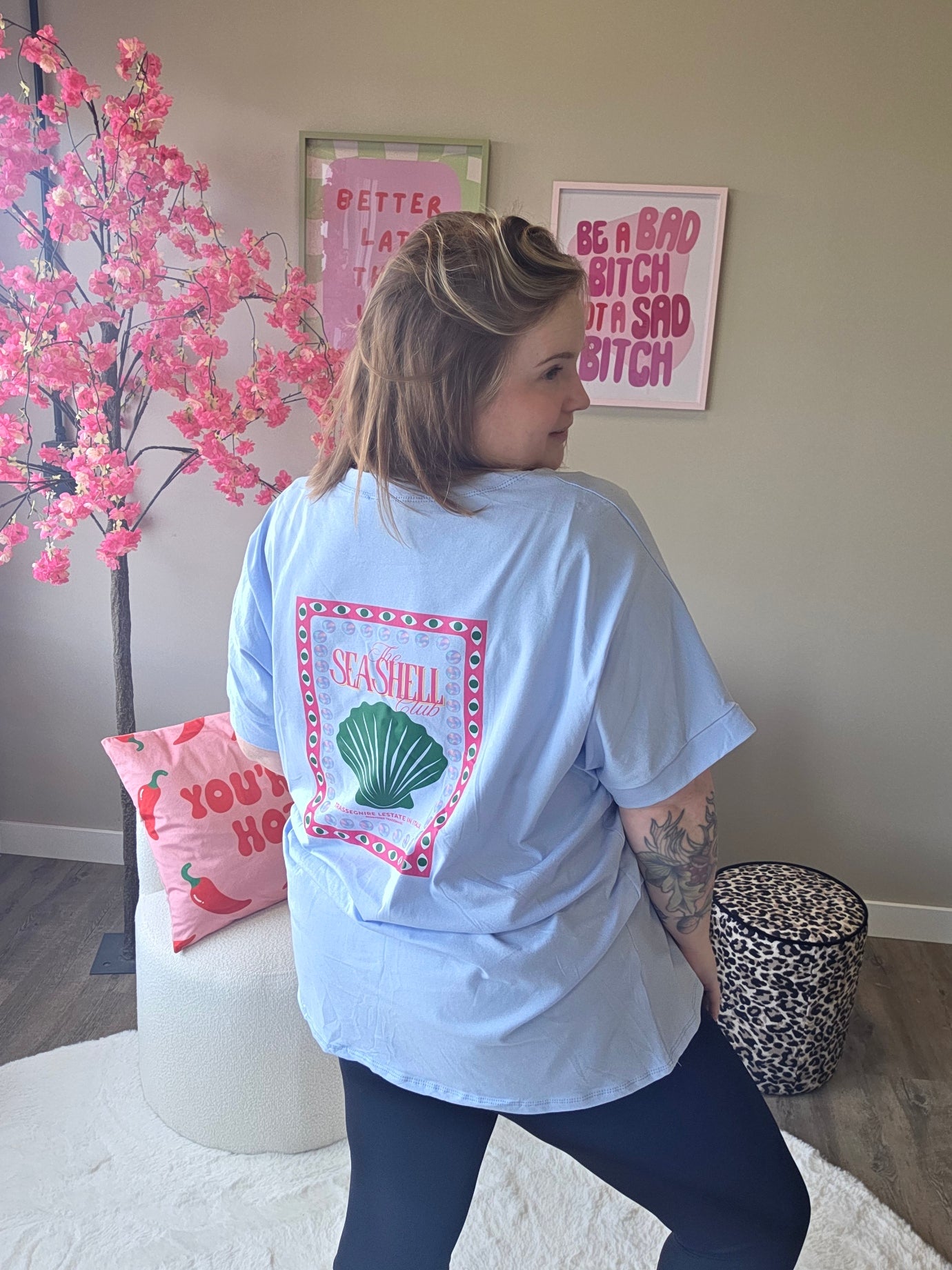 The Seashell Club Tee's (In 6 kleuren)