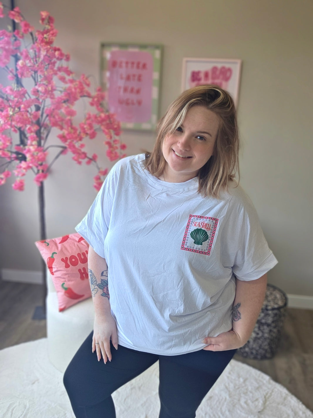 The Seashell Club Tee's (In 6 kleuren)