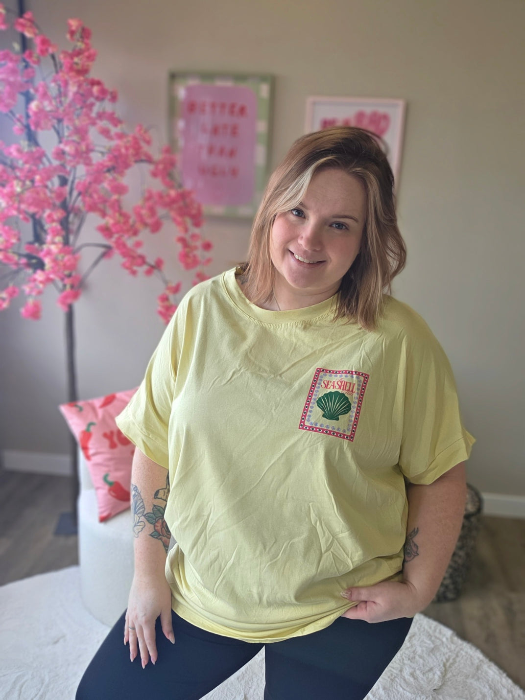 The Seashell Club Tee's (In 6 kleuren)