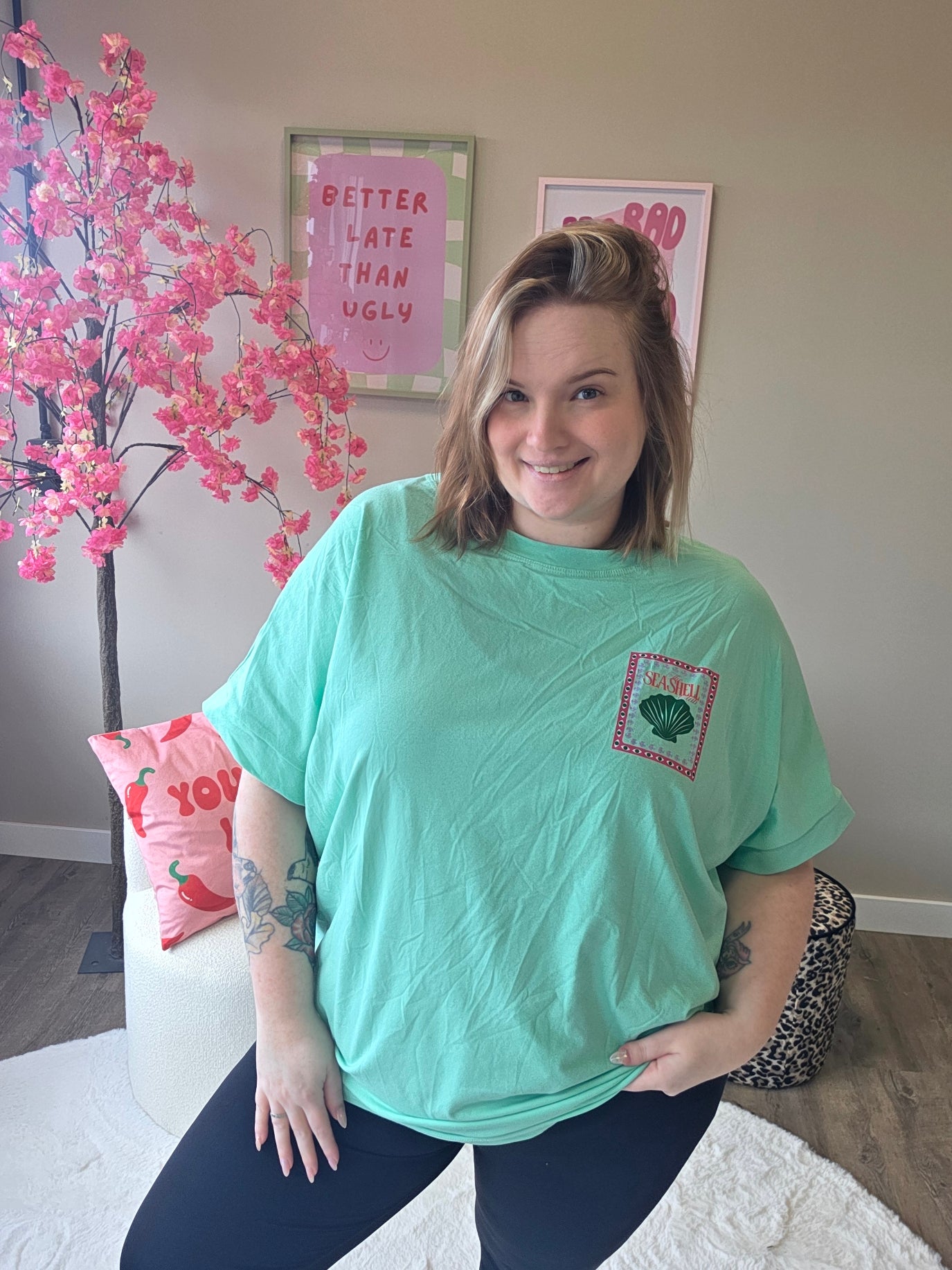 The Seashell Club Tee's (In 6 kleuren)