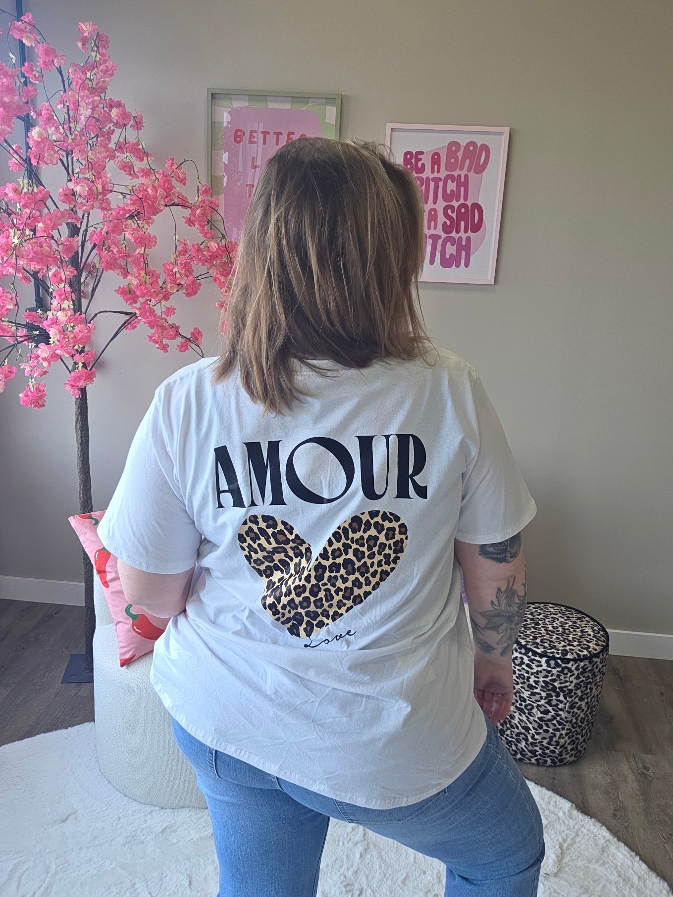 Leopard Amour Tee (In 3 kleuren)