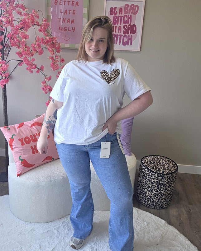 G-Smack glitter flair jeans |SM1083-4