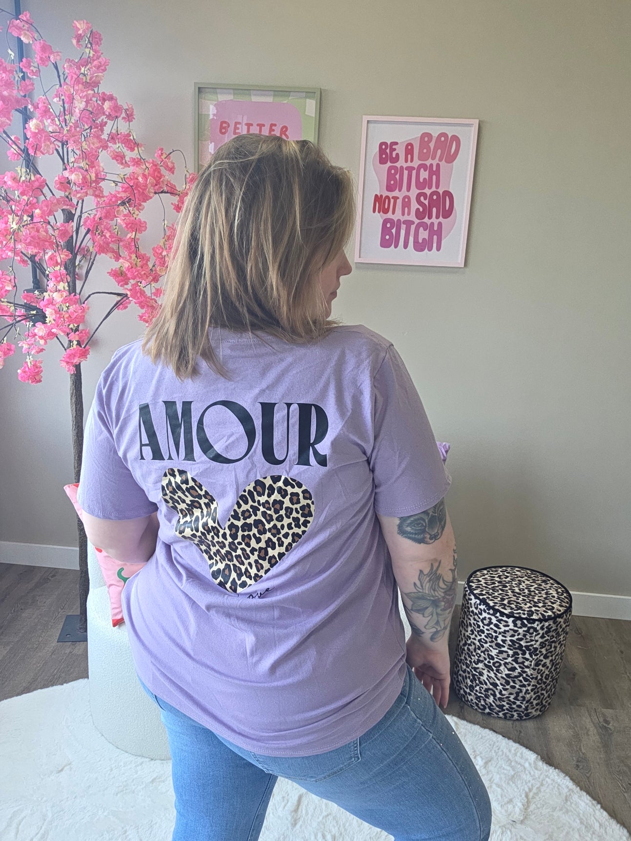 Leopard Amour Tee (In 3 kleuren)