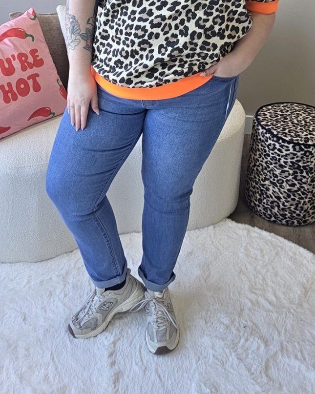 G-Smack Mom Jeans Elastiek | SV466-4
