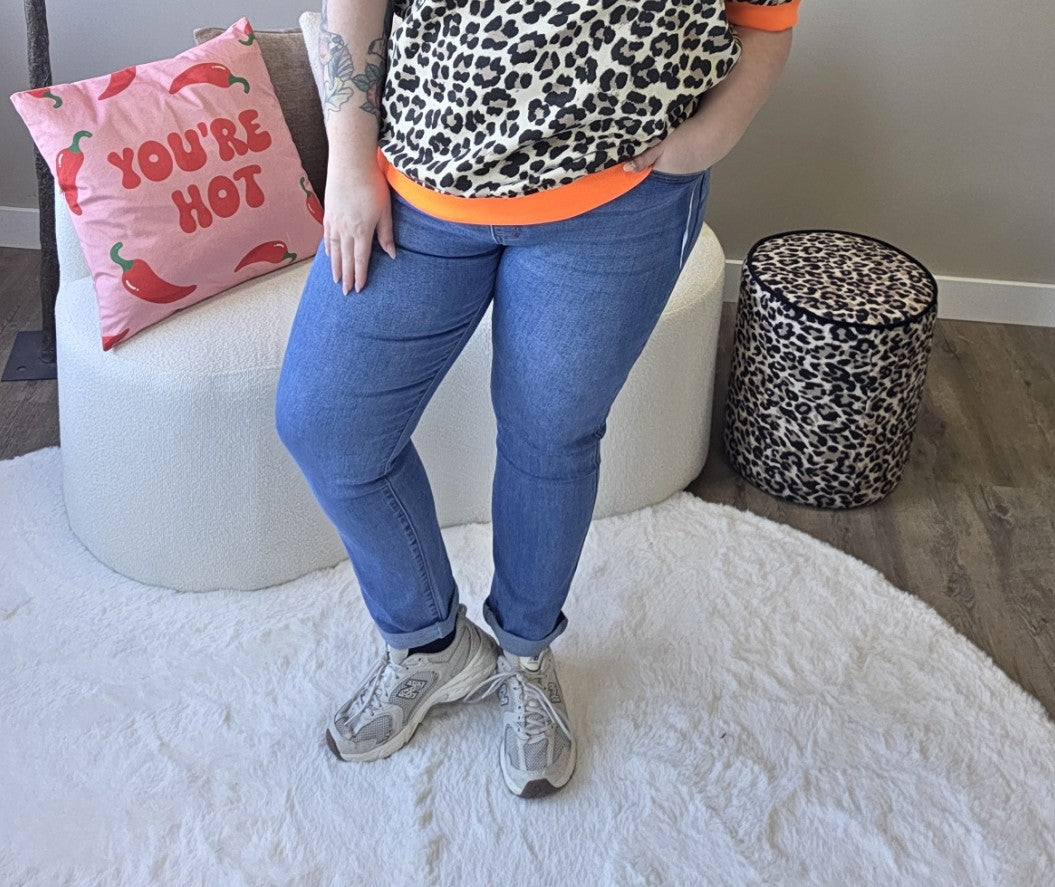 G-Smack Mom Jeans Elastiek | SV466-4