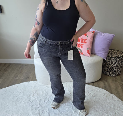 G-Smack Grijze Flair Jeans (ZN236)