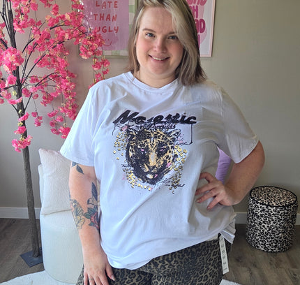 Leopard Tee's (In 3 kleuren)