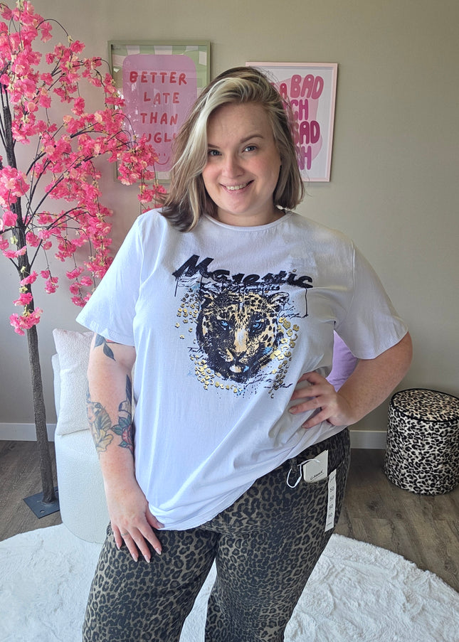 Leopard Tee's (In 3 kleuren)